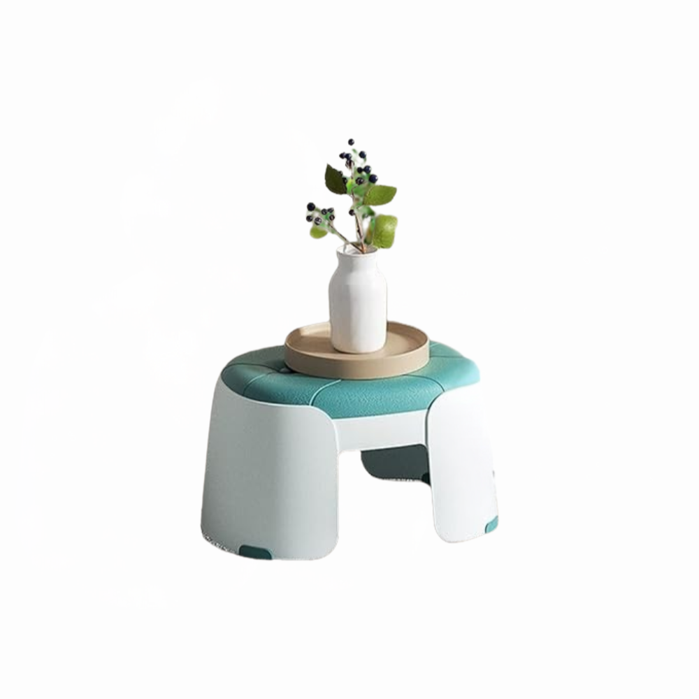 كرسي بلاستيكي قوي وثابت يتحمّل الوزن وسهل التخزين